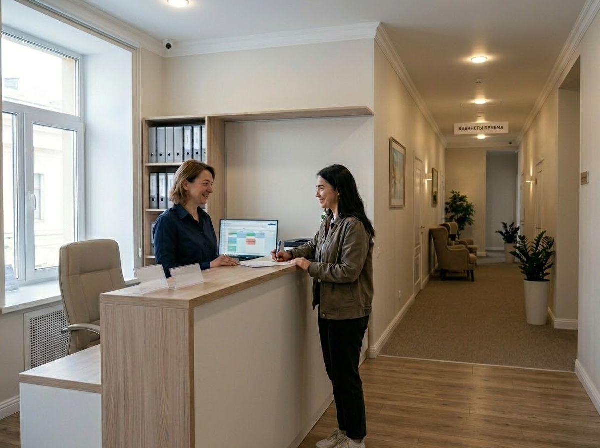 Регистратура современного наркологического диспансера в Москве